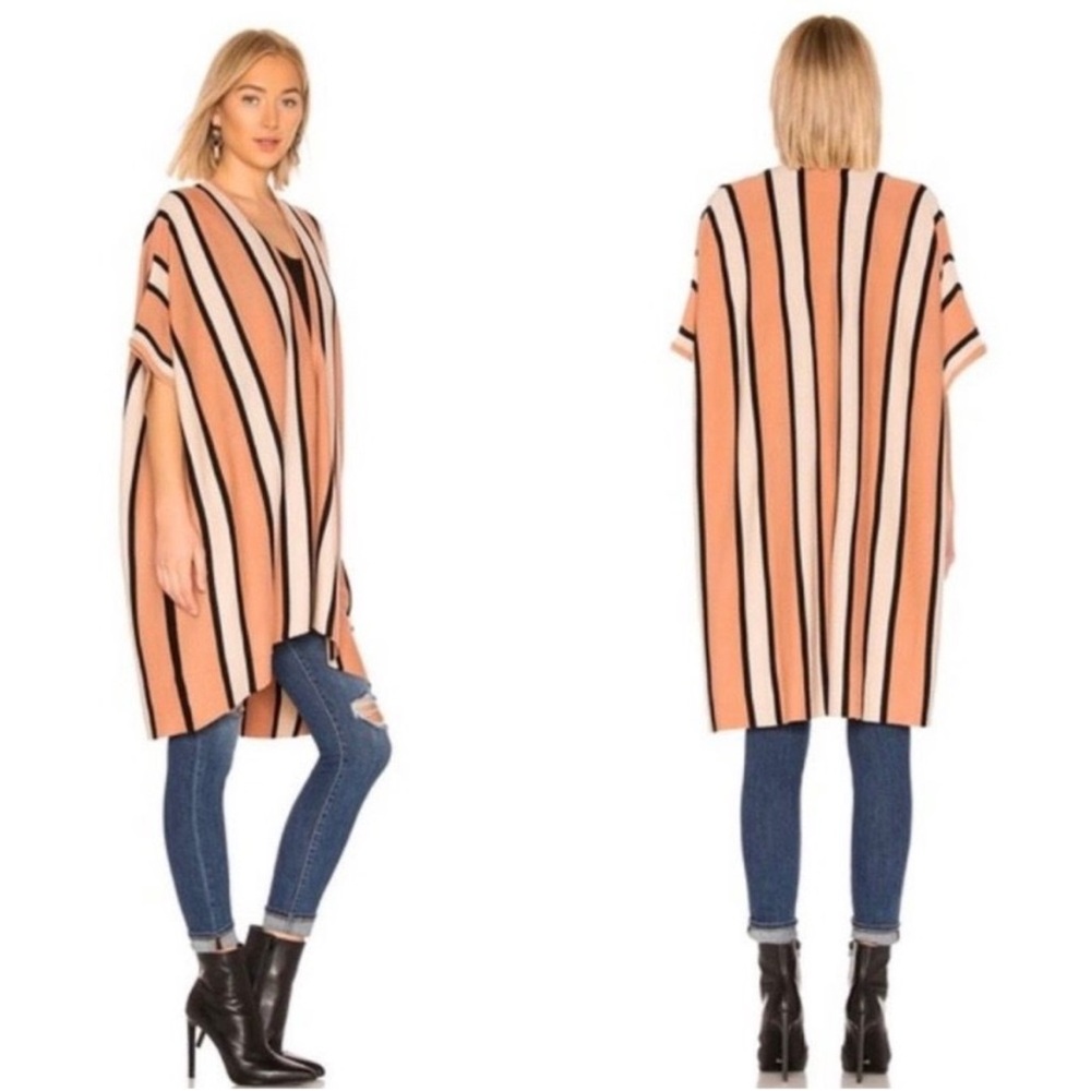 Lovers+Friends Plya Natural Stripe Duster